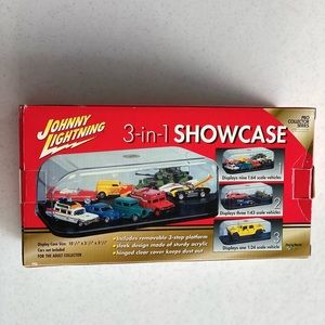 Johnny Lightning 3-in-1 Showcase Pro Collector Series 1:64 1:43 1:24 Scale NIB⚡️